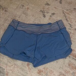 Women's Blue Athletic Shorts